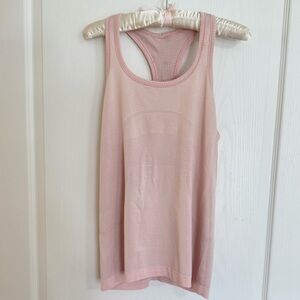 Lululemon Swiftly Tech Hip-Length Tank Top soft Pink color, size 8